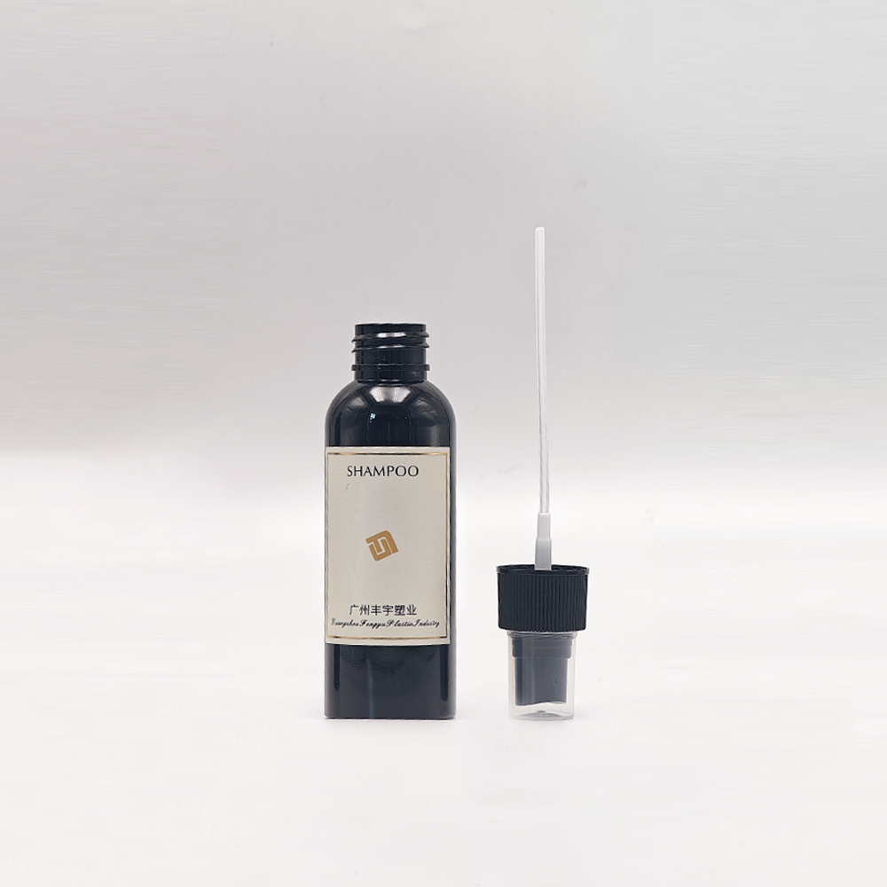 Black PET Spray Bottle Empty Cosmetic Container For Toner Mist Skincare Liquid - Imagem 4