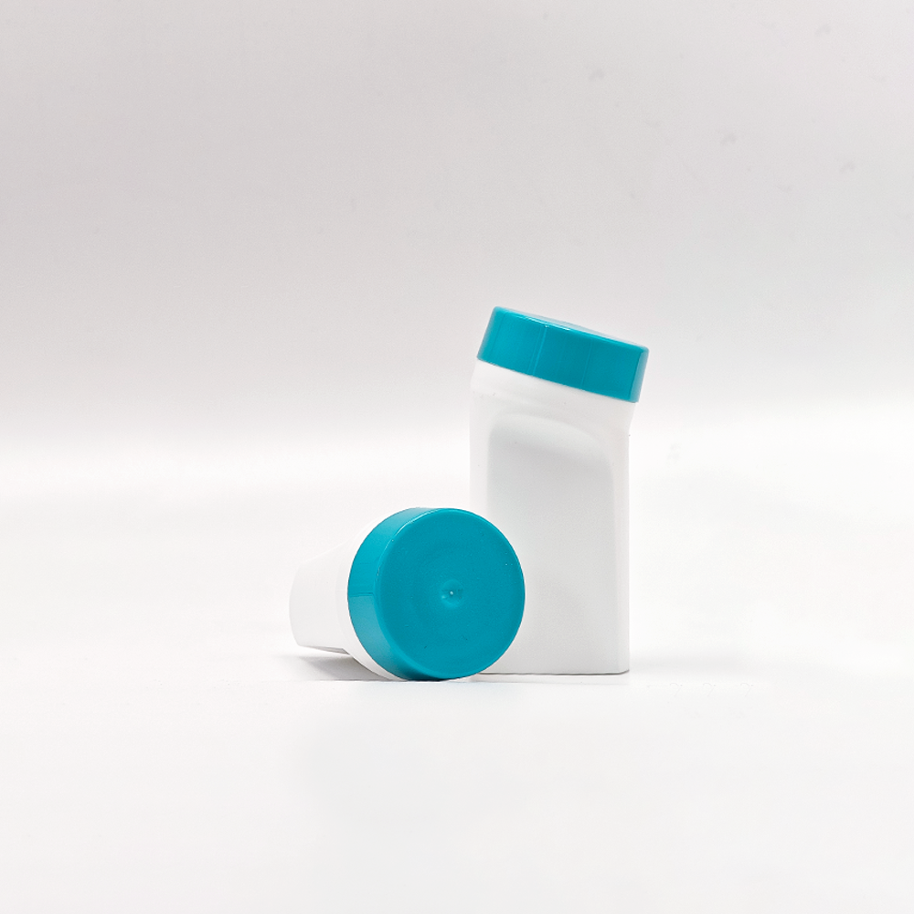 White Flip Top HDPE Bottles | Hair & Body Care Packaging - Imagem 2