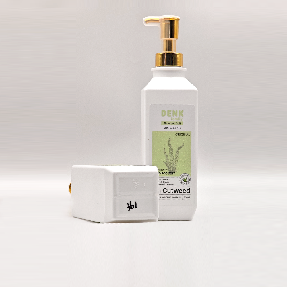 White Square Pump Bottles with Gold Pump | Eco‑friendly Personal Care Packaging - Image 3