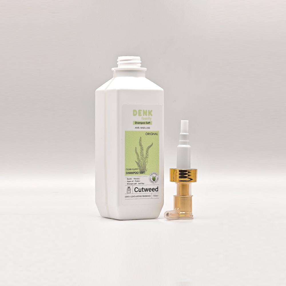 White Square Pump Bottles with Gold Pump | Eco‑friendly Personal Care Packaging - Image 4