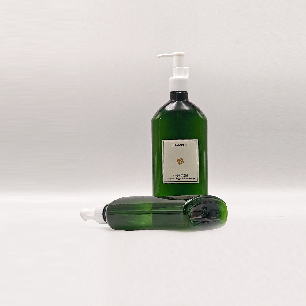 Dark‑Green Cylindrical PET Pump Bottles | Eco‑Friendly Cosmetic Packaging — изображение 3