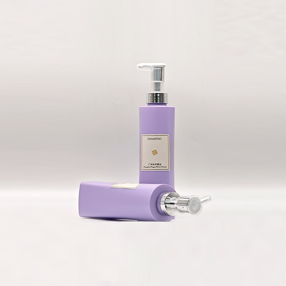 Matte Lilac Tapered Slim Pump Bottles | Elegant Premium Skincare Packaging - Imagen 2