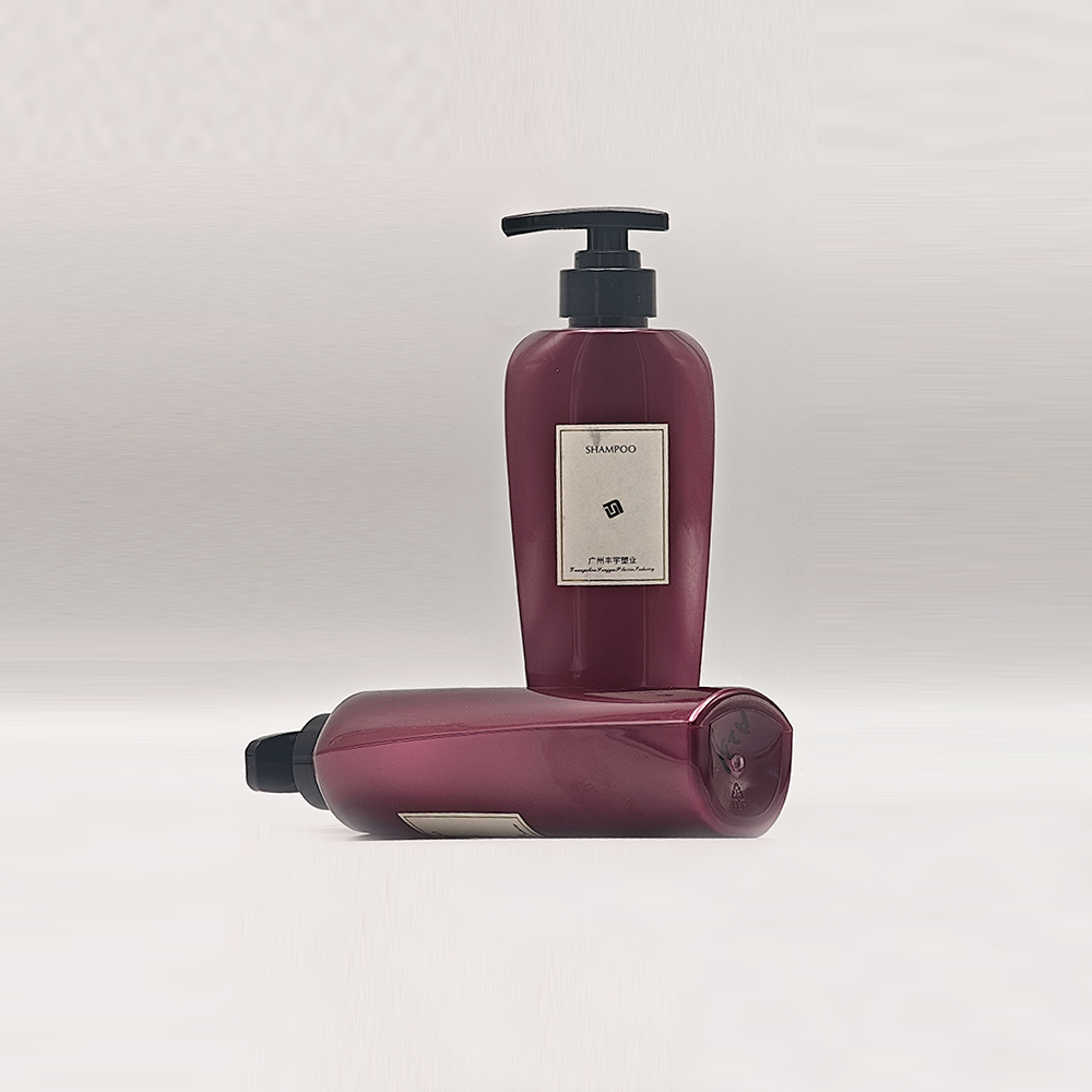 Matte Burgundy Curved Pump Bottles | Moody Luxury Custom Personal‑Care Packaging — изображение 3