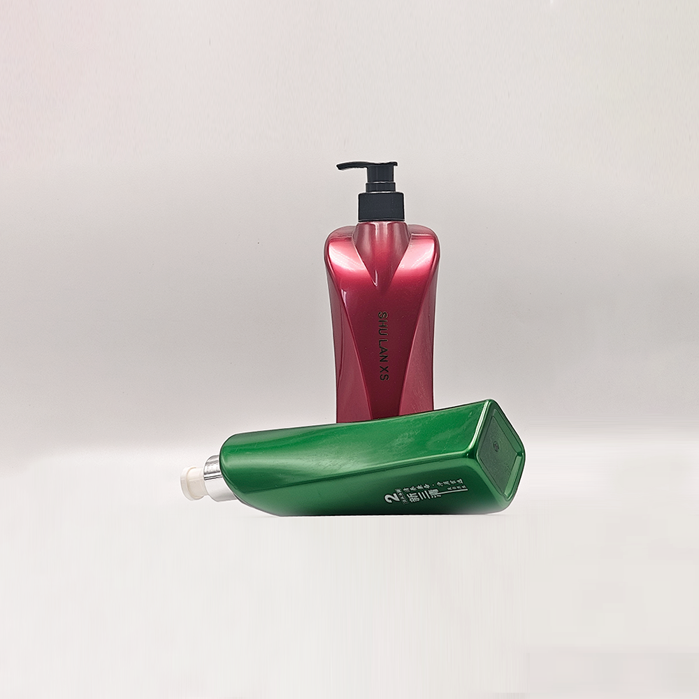 Metallic Twisted‑Curve Pump Bottles | Eye‑Catching Custom Hair‑Care Packaging - Image 3