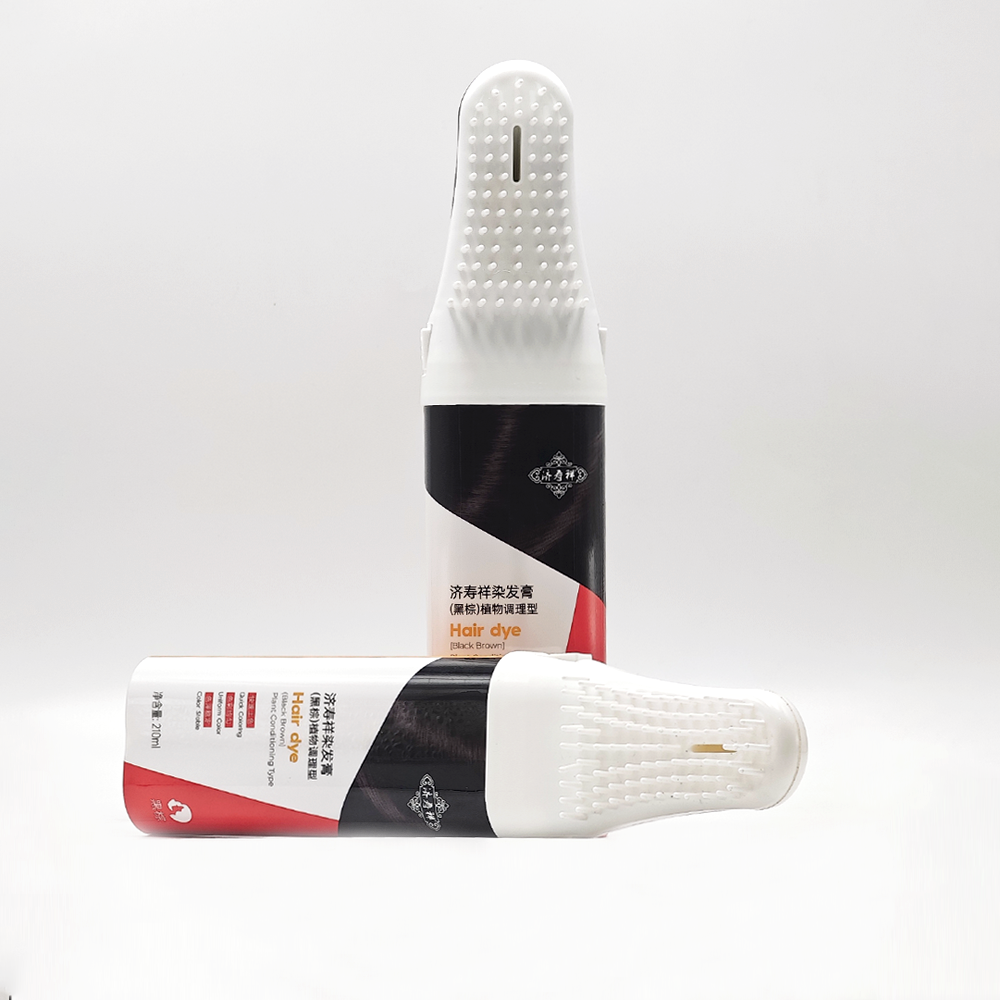 Custom Plastic Hair Dye Bottle With Comb Applicator, One‑Step Foam Dispenser for Hair Coloring & Scalp Treatment - الصورة 2