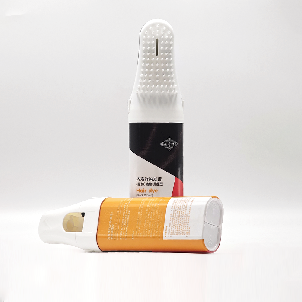 Custom Plastic Hair Dye Bottle With Comb Applicator, One‑Step Foam Dispenser for Hair Coloring & Scalp Treatment - الصورة 3